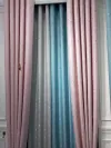 Diamond jacquard curtains details Picture